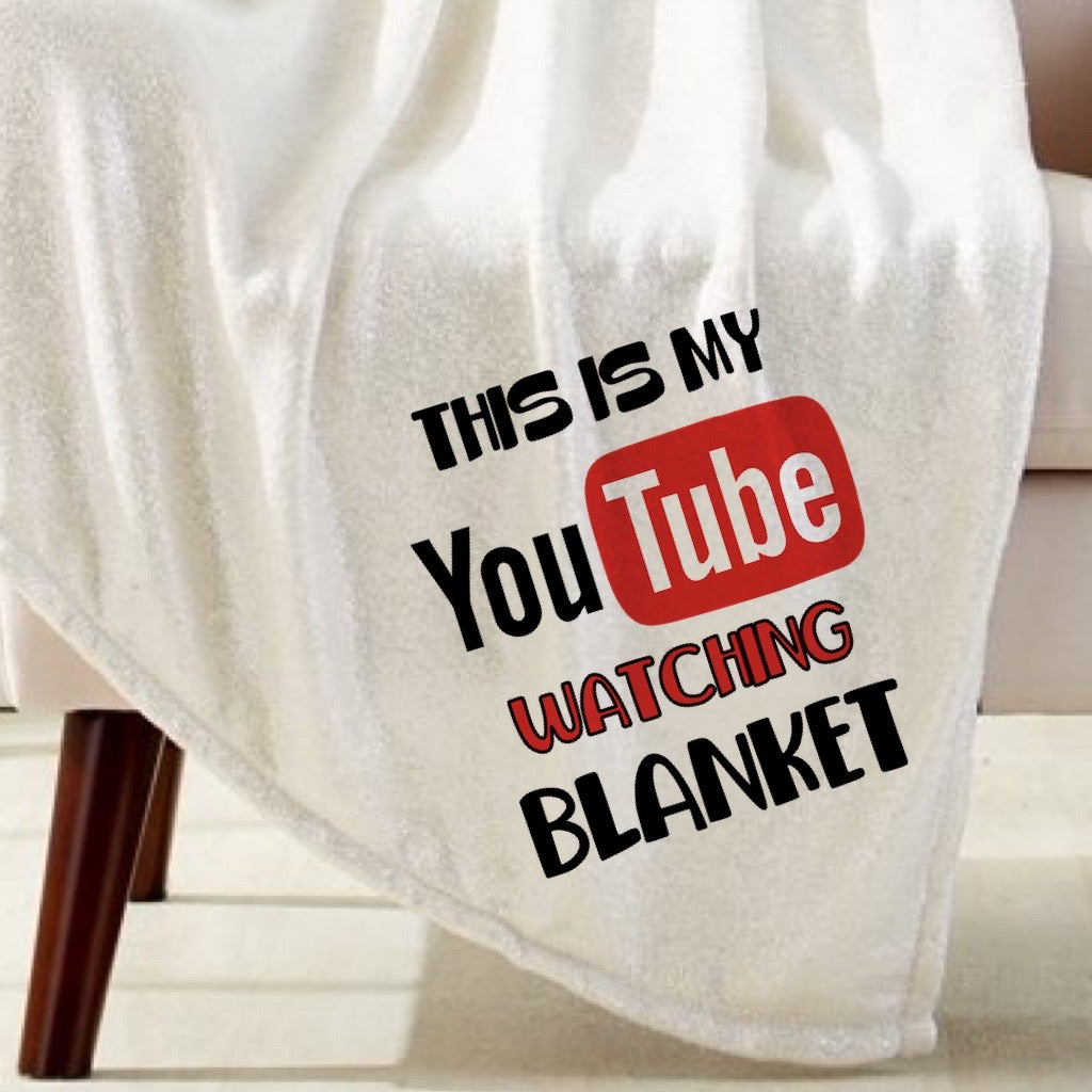 YouTube Watching Blanket Sublimation Transfer Sassy Screen Prints & More