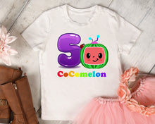 Load image into Gallery viewer, Cocomelon Birthday (Ages 1-9) Sublimation Transfer