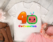 Load image into Gallery viewer, Cocomelon Birthday (Ages 1-9) Sublimation Transfer