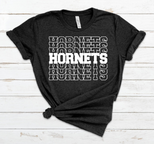 Hornets Mascot Screen Print Transfer