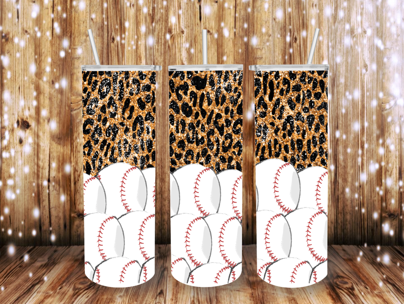 Leopard Baseball Skinny (Straight) Seamless Sublimation Transfer