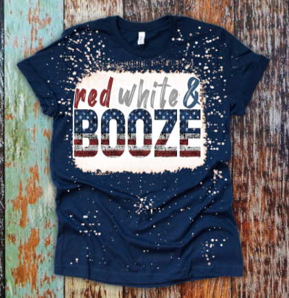 Red White & Booze Sublimation Transfer