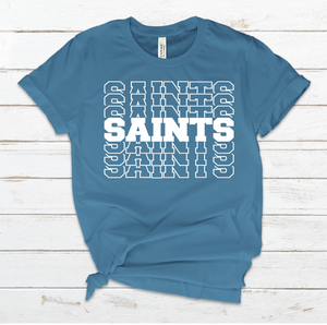 Saints Mascot Screen Print Transfer