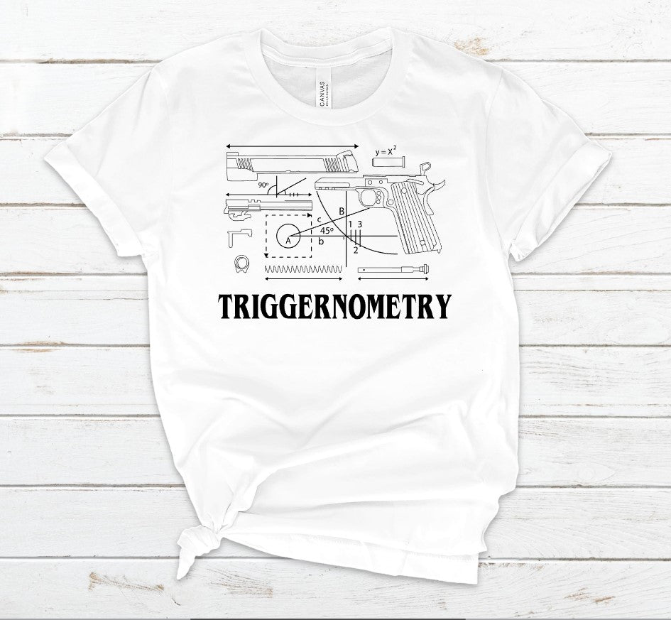 I Study Triggernometry Screen Print Transfer