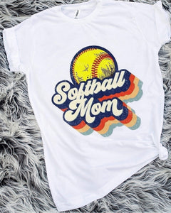 Softball Mom Retro Sublimation Transfer
