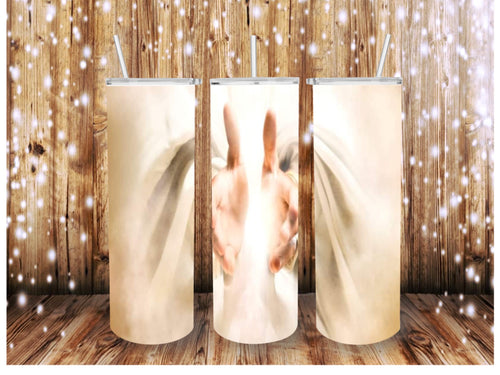 Religious Hands Skinny (Straight) Seamless Sublimation Transfer