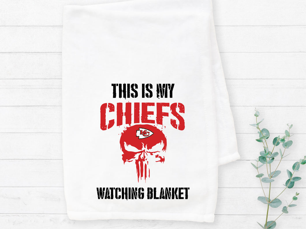KC Chiefs Watching Blanket Sublimation Transfer