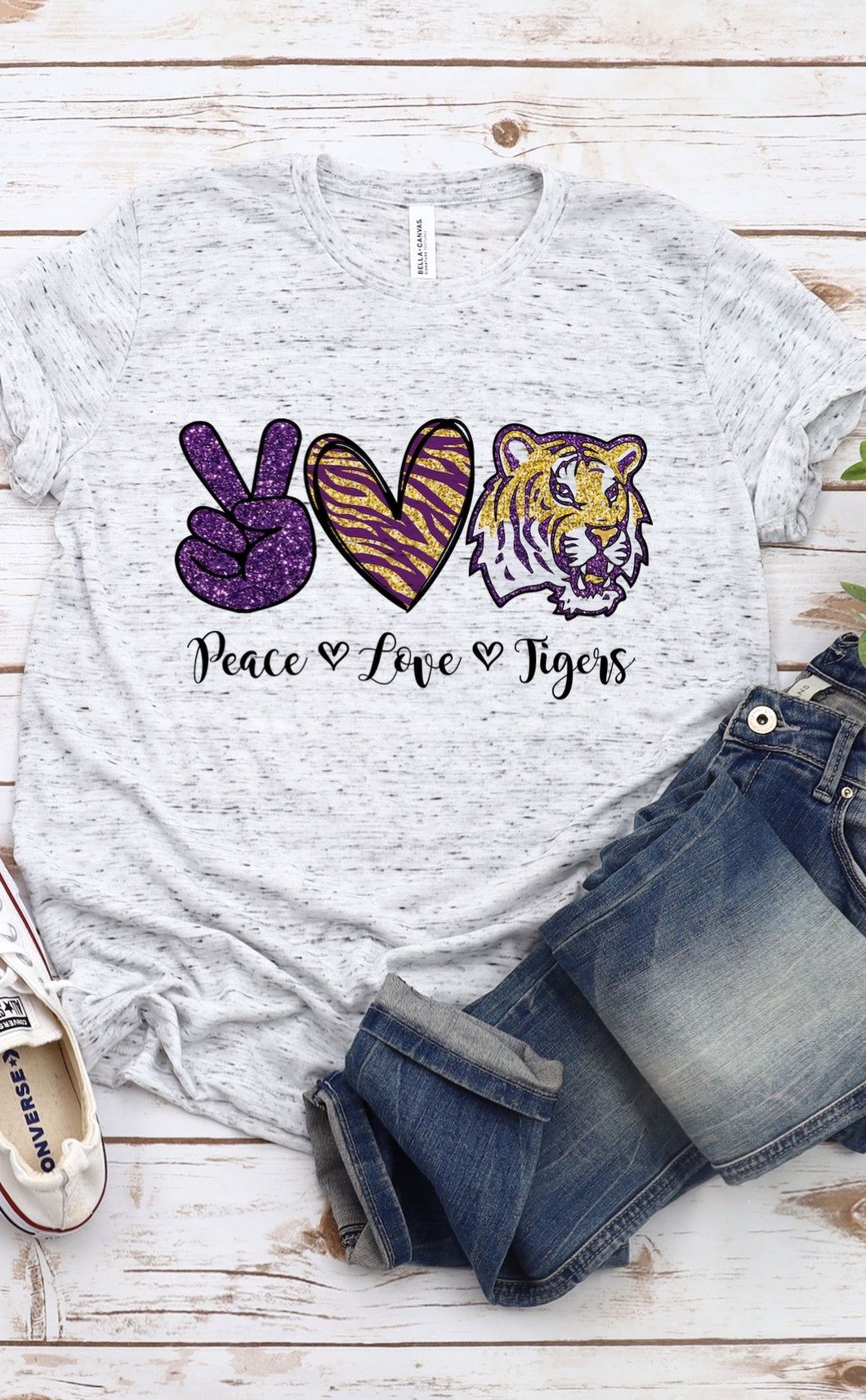 Peace Love Tigers Sublimation Transfer