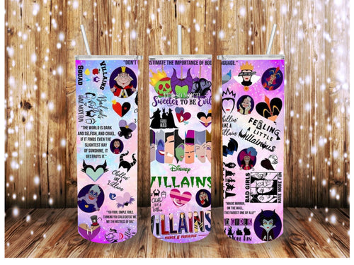 Magical Mouse Villains Skinny (Straight) Seamless Sublimation Transfer