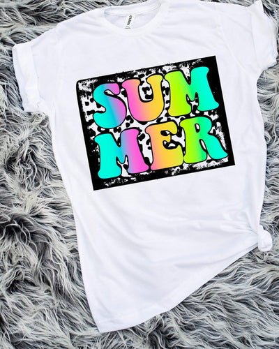 Summer Tie Dye Sublimation Transfer