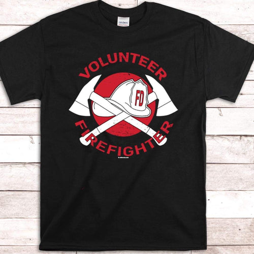 Volunteer Firefighter Screen Print Transfer