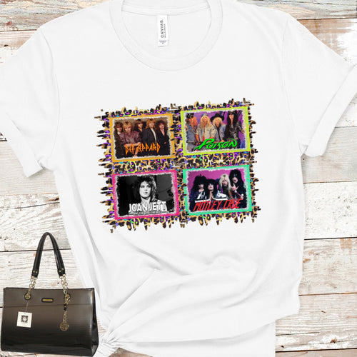 80s Bands Sublimation Transfer