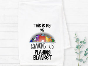 Among Us Playing Blanket Sublimation Transfer