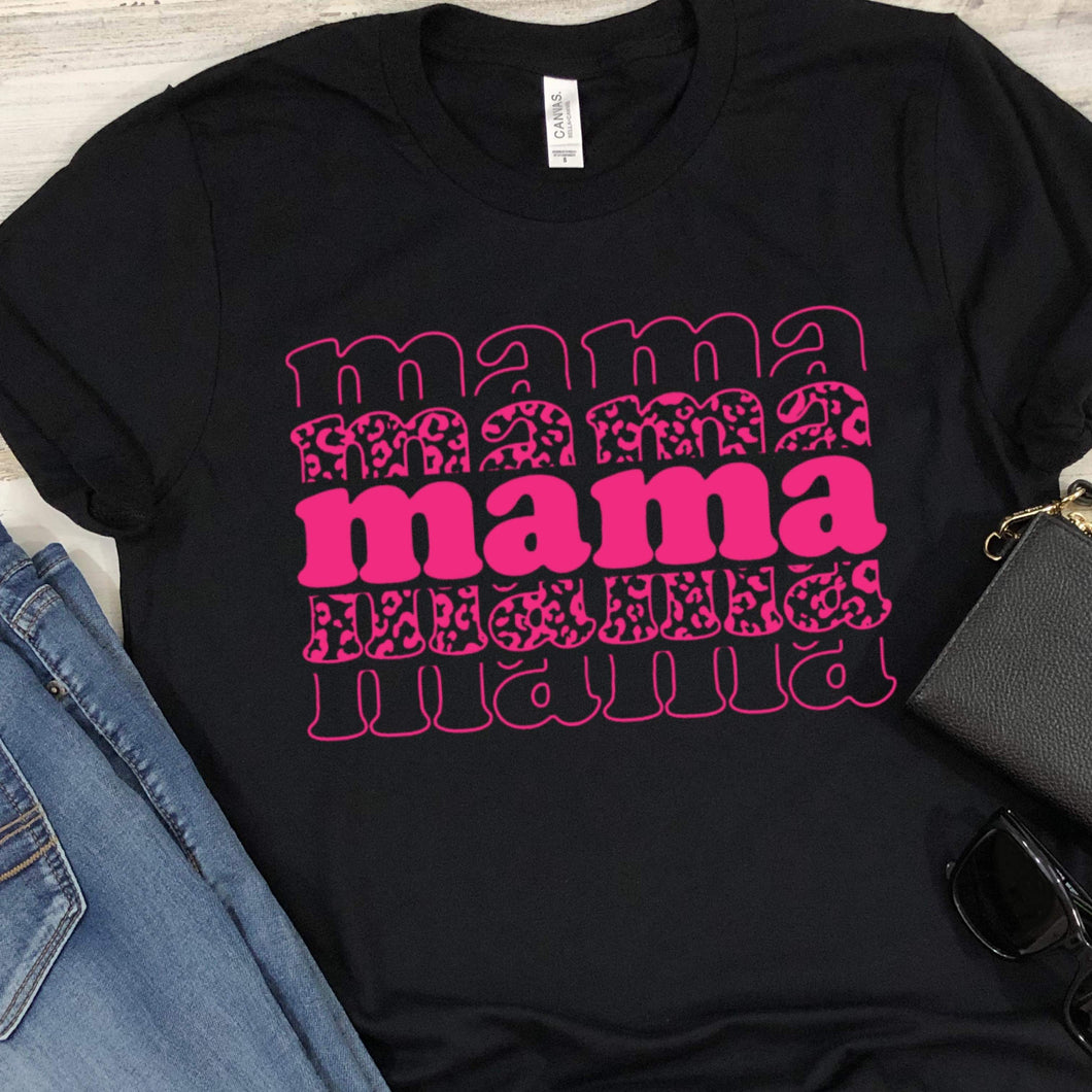 Mama (Pink) Screen Print Transfer