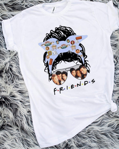 Friends Messy Bun Sublimation Transfer