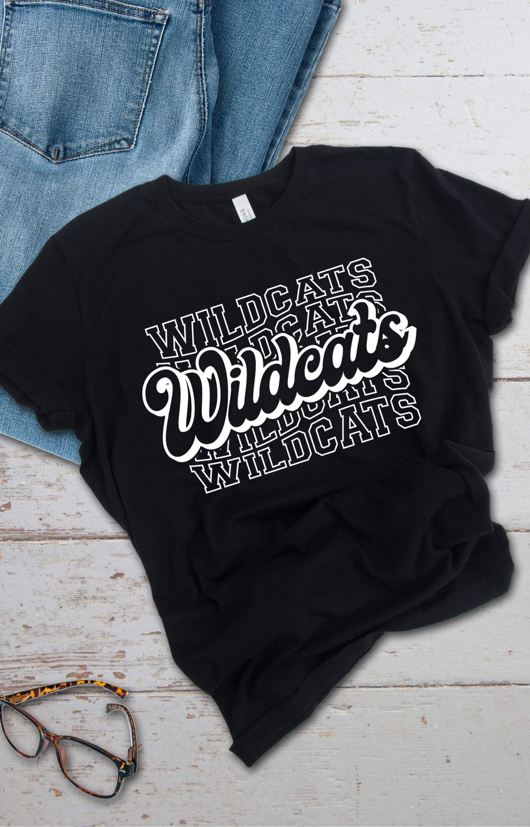 Wildcats Mascot Screen Print Transfer