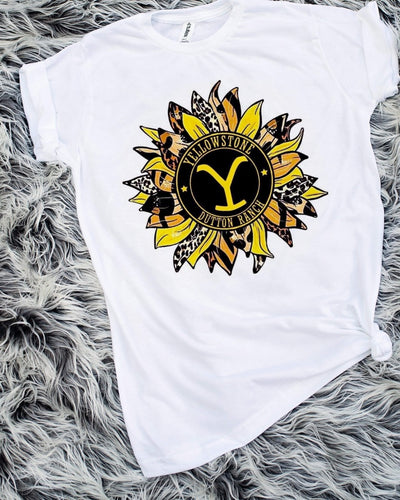 Sunflower Yellowstone Sublimation Transfer