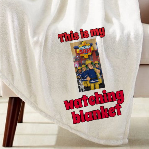 Fireman Sam Watching Blanket Sublimation Transfer