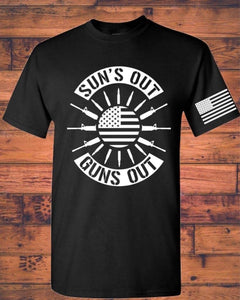 Suns Out Guns Out Screen Print Transfer