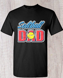 Softball Dad *HIGH HEAT* Screen Print Transfer