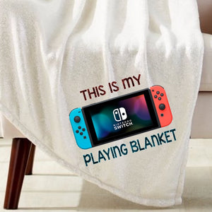 Nintendo Switch Playing Blanket Sublimation Transfer