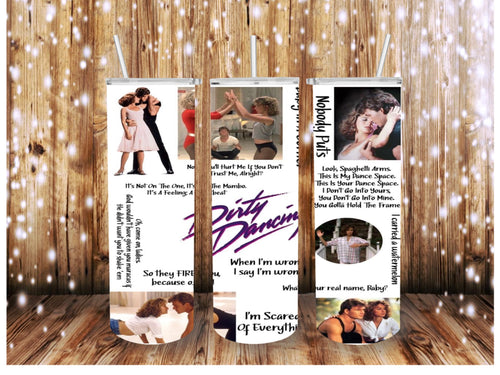 Dirty Dancing Fan Art Skinny (Straight) Seamless Sublimation Transfer