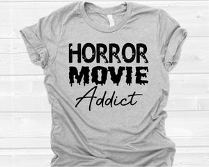 Horror Movie Addict Screen Print Transfer