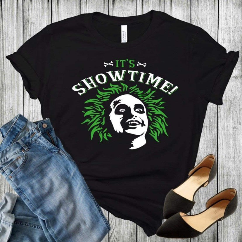 It’s Showtime Beetlejuice Screen Print Transfer