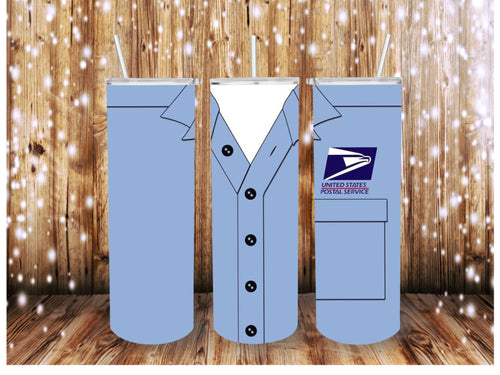 USPS Delivery Driver Shirt Skinny (Straight) Seamless Sublimation Transfer