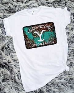 Dutton Ranch (Leopard and Teal) Sublimation Transfer