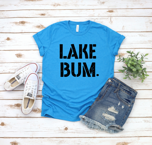 Lake Bum Screen Print Transfer