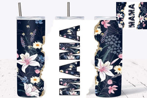 Floral Mama Skinny (Straight) Seamless Sublimation Transfer