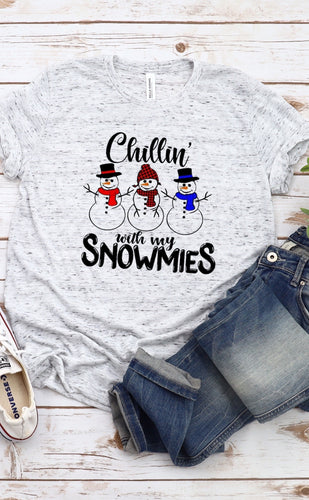 Adult Youth Infant Chillin With My Snomies Sublimation Transfer