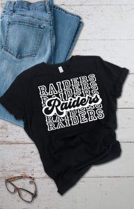 Raiders Mascot Screen Print Transfer