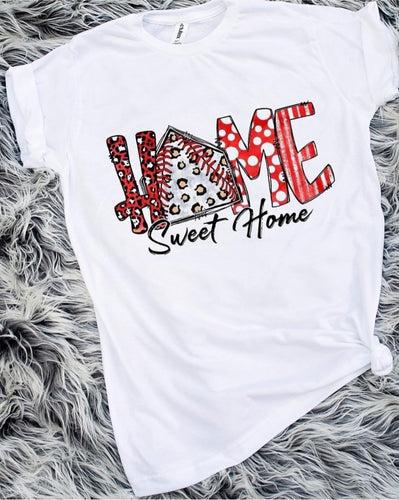 Baseball Home Sweet Home Sublimation Transfer