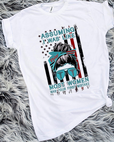 Nurse Messy Bun Sublimation Transfer