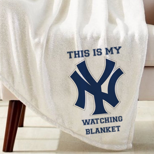 Yankees Watching Blanket Sublimation Transfer