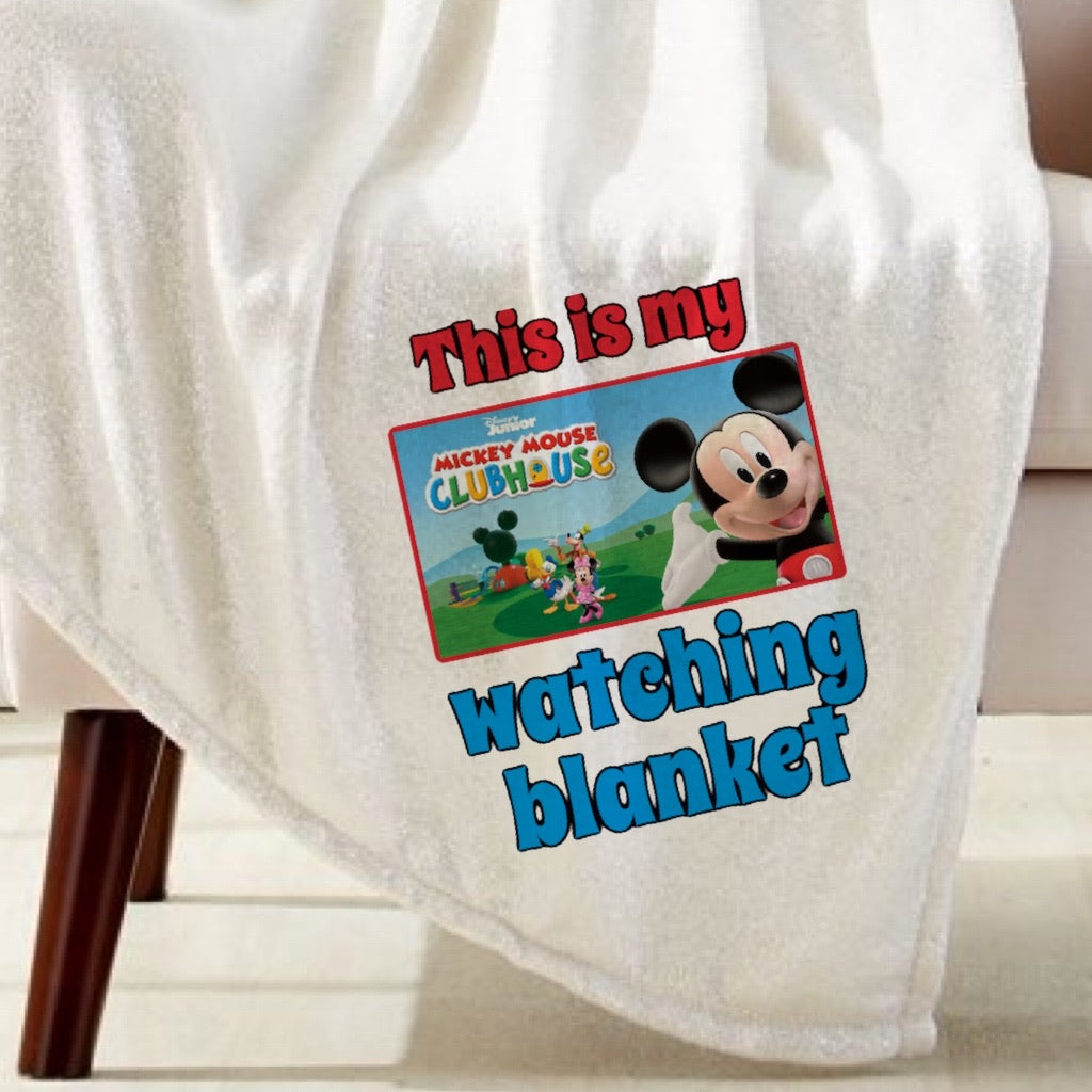 Mickey Mouse Clubhouse Watching Blanket Sublimation Transfer