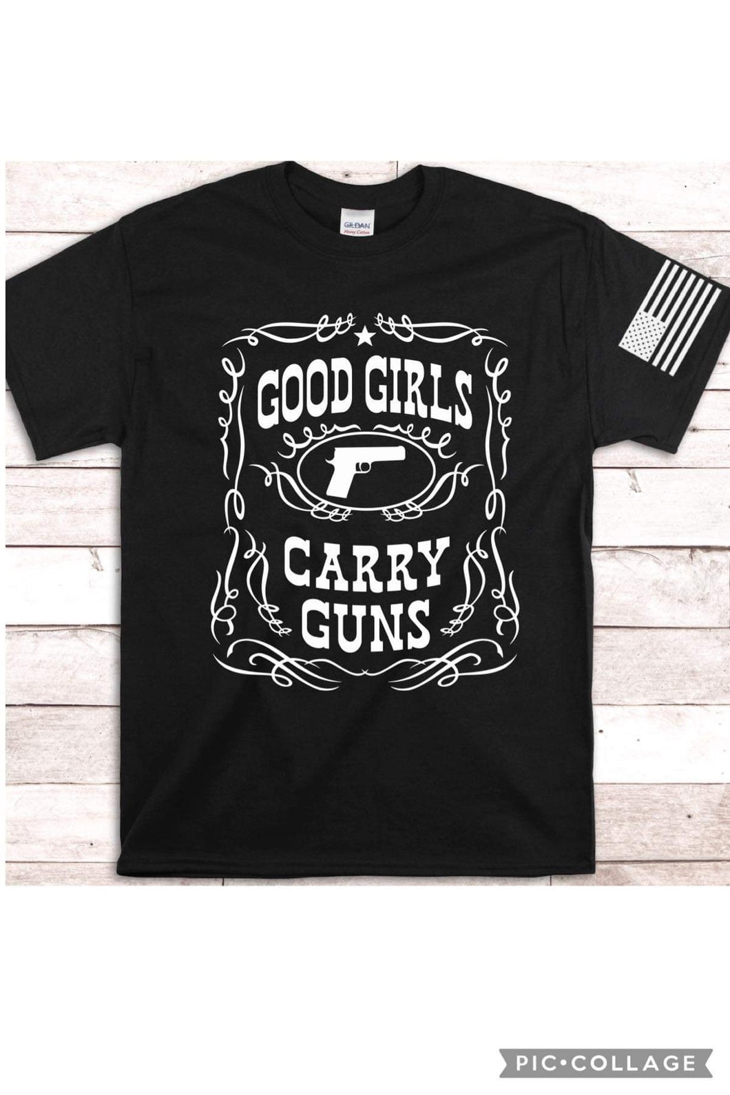 Good Girls Carry Guns Screen Print Transfer