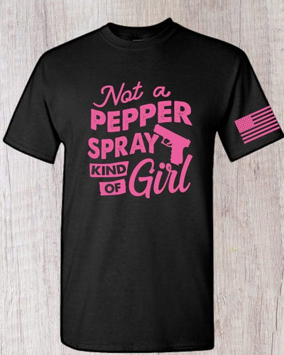 Not A Pepper Spray Kind Of Girl Screen Print Transfer