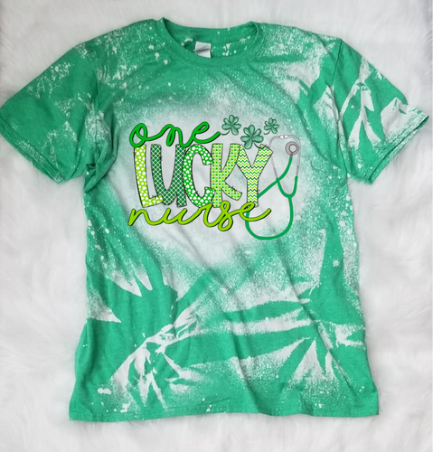 One Lucky Nurse Sublimation Transfer